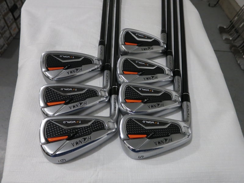 Honma Tour World 747P Iron Set - 5-11 - Vizard 85 Stiff Flex