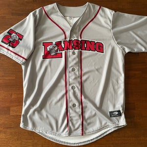 NWT Lansing Lugnuts 25th anniversary jersey