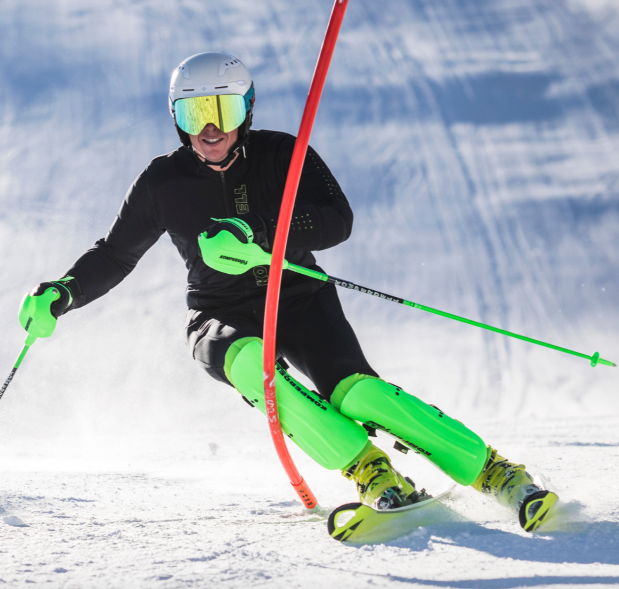 skiing shin guards