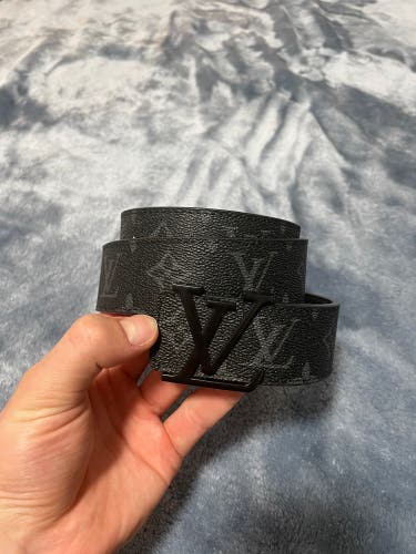 Black Louis Vuitton Belt