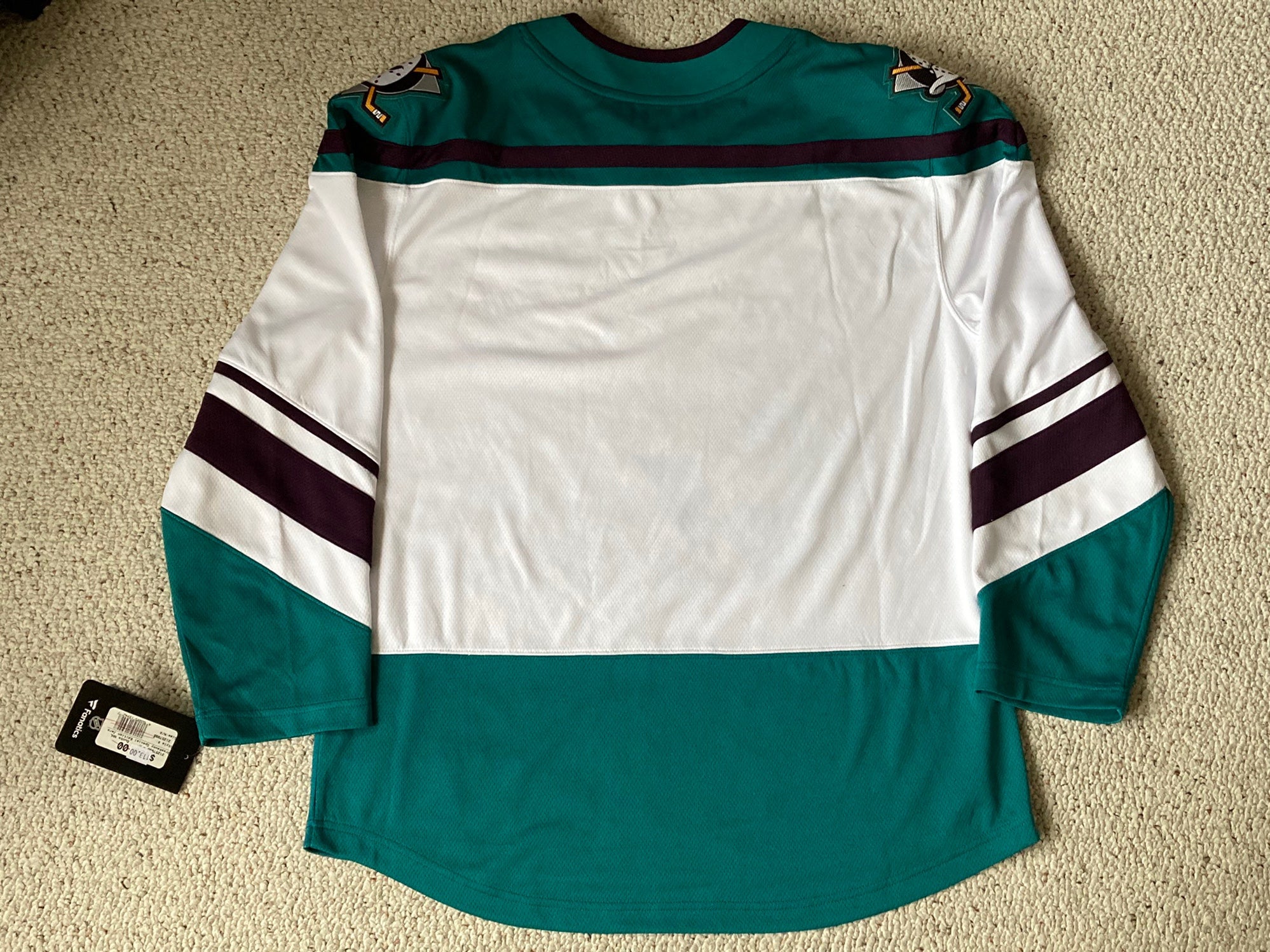 ANAHEIM DUCKS FANATICS REVERSE RETRO BREAKAWAY HOCKEY JERSEY