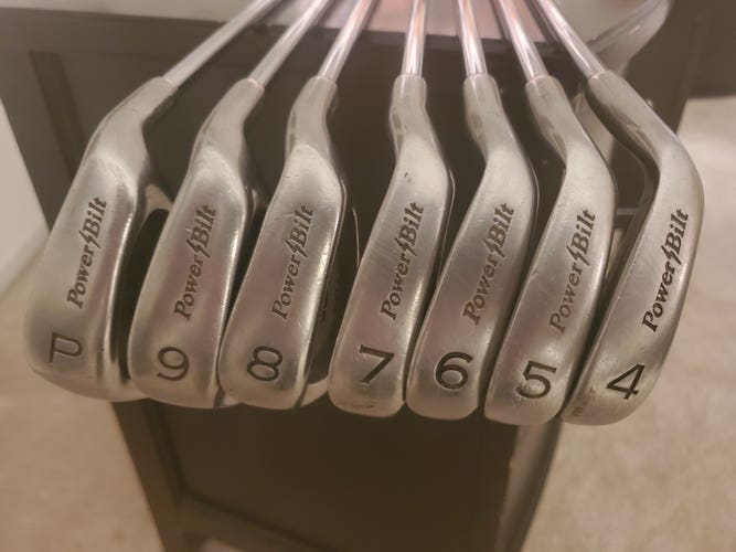 Used GS125 Powerbilt Grand Slam 4i-pw Steel Golf Iron Set