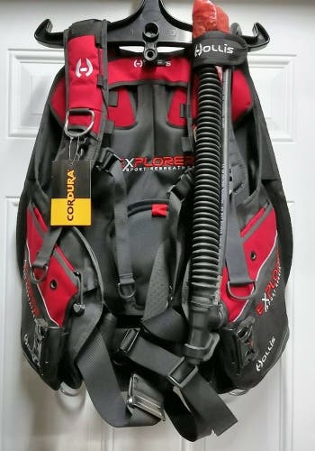 Hollis Explorer Sport Rebreather BC BCD Side Mount Weight integrated X, XX Small