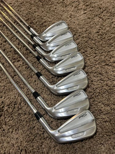 Men's Right Handed Stiff Flex Steel Shaft T100 Iron Set