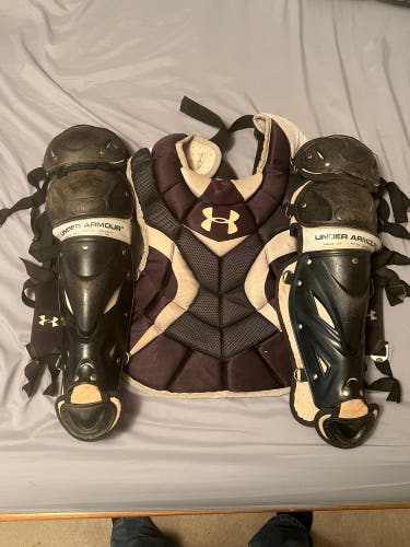 Used Under Armour Catcher's Set (without helmet)