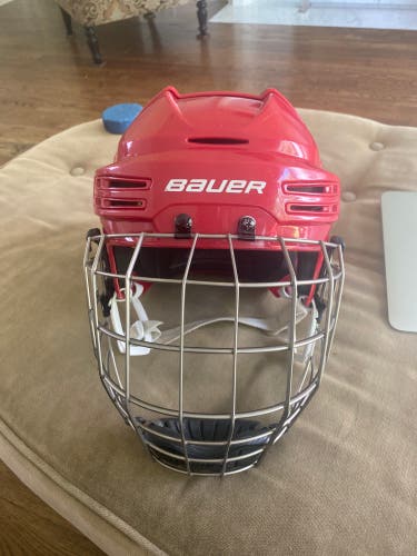 Used Large Bauer Helmet