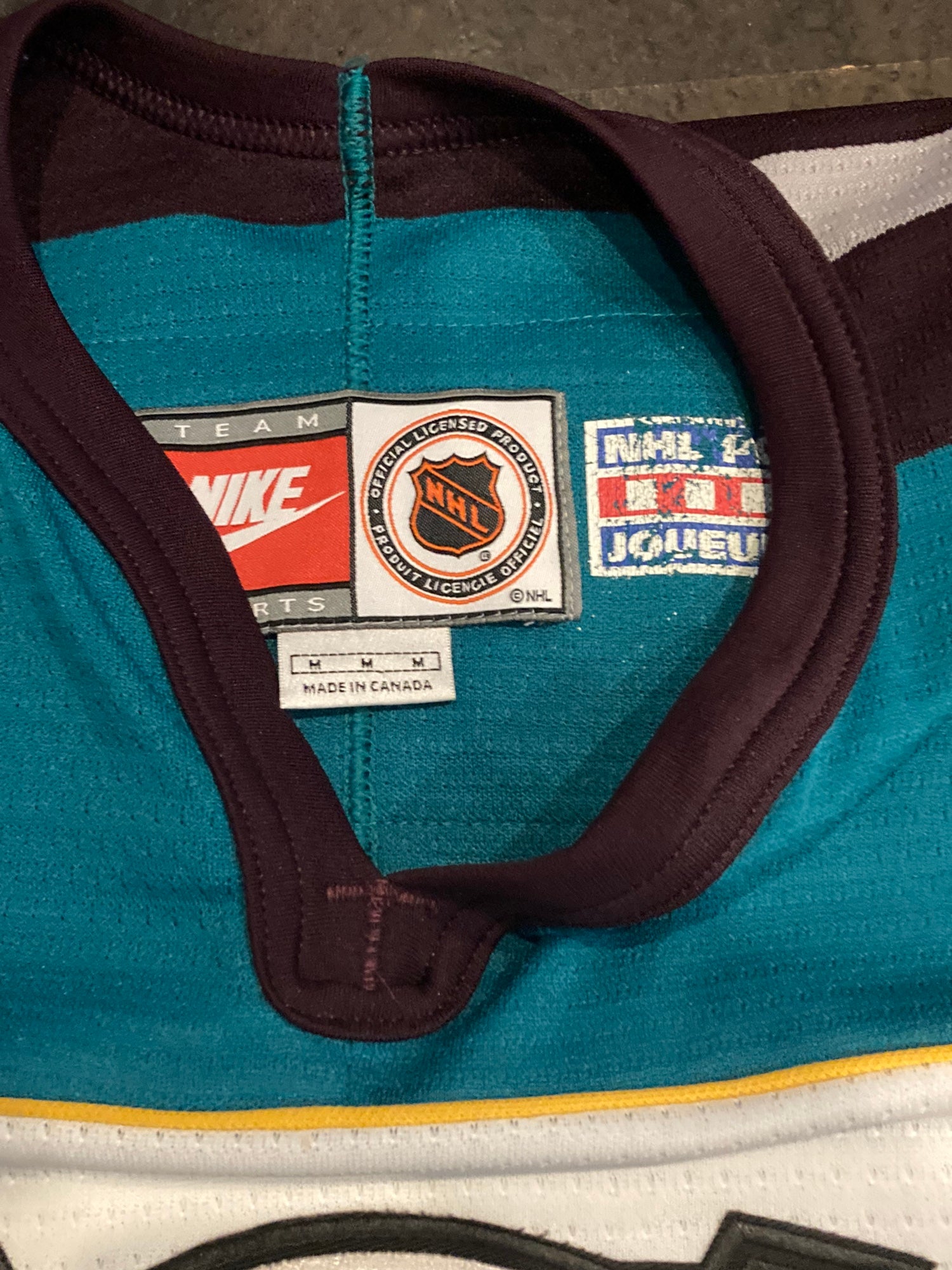 Nike Replica Anaheim Mighty Ducks KARIYA Home Jersey MEDIUM