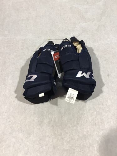 New Navy Blue Colorado Avalanche Pro Stock CCM HGTKPP 14” Bellemare