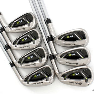 Taylormade M2 Irons 4-PW Steel Stiff Flex Right Handed