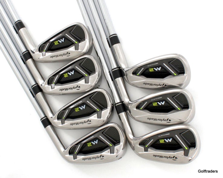 Taylormade M2 Irons 4-PW Steel Stiff Flex Right Handed