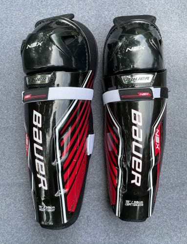 Bauer NSX Shin Pads Sr/15”