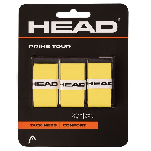 Head Prime Tour 3 Pack Yellow Overgrip