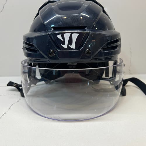 Used Medium Warrior Covert PX2 Helmet Pro Stock Navy Blue