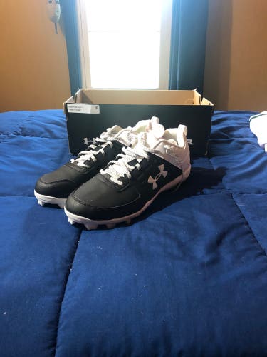 Black Men's Molded Cleats Low Cut Leadoff low rm