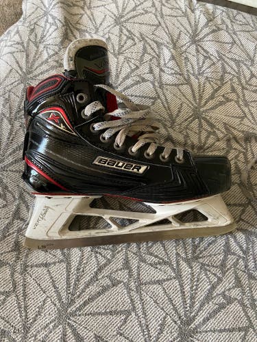 Used Bauer Regular Width Size 7.5 1x Hockey Goalie Skates