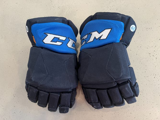 Used CCM Pro Stock Gloves 14" Navy Colour (G15)