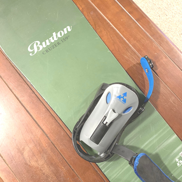 Used Burton Cruzer 159 Snowboard with bindings SidelineSwap