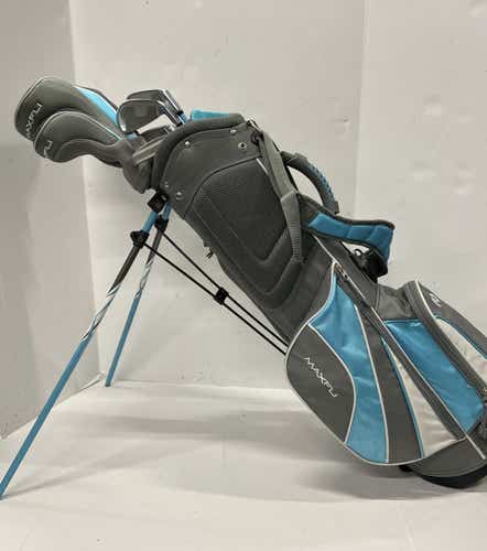 Used Maxfli Rev 1 Junior 9-12 Left 7 Piece Junior Package Sets