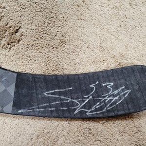SHEA THEODORE 16'17 ROOKIE Signed Anaheim Ducks Game Used Hockey Stick NHL COA