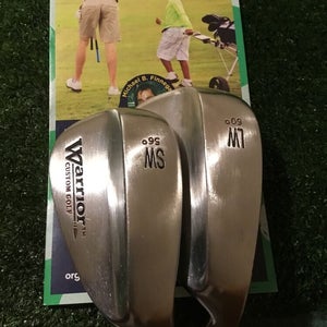 Warrior Custom Golf Wedge Set (56* Sand Wedge & 60* Lob Wedge) Steel Shafts