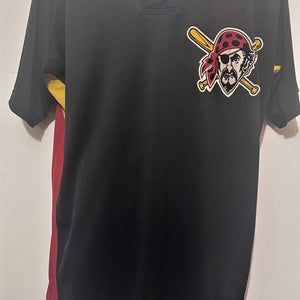 Pittsburgh Pirates Majestic Cool Base Jersey Size 46 Vintage Vtg Authentic Rare