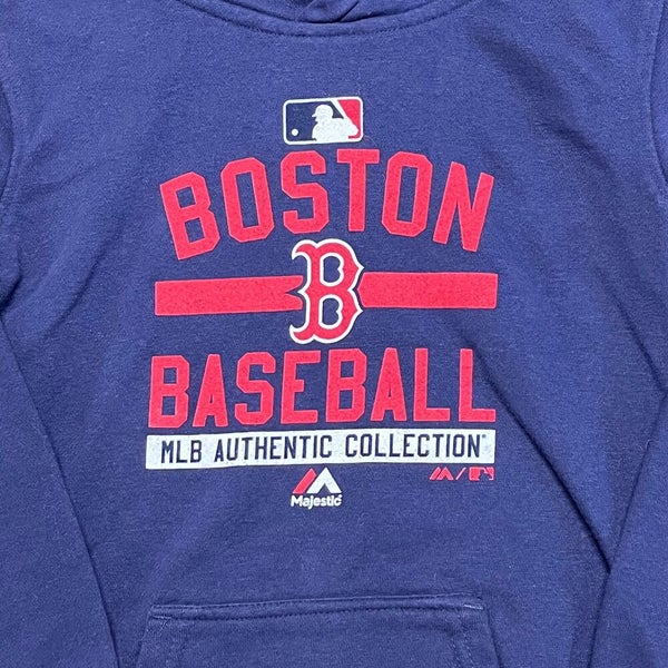 Boston Red Sox Sweatshirt Kids Small Youth Blue Hoodie MLB