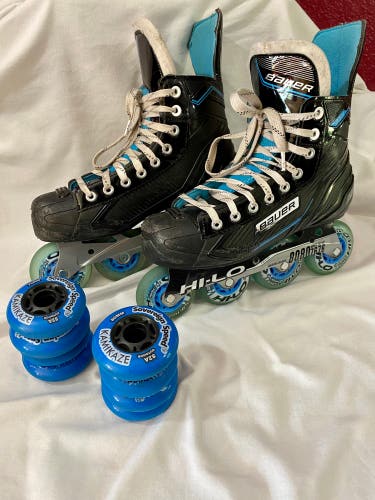 Bauer RSX Inline Hockey Skates used size 7