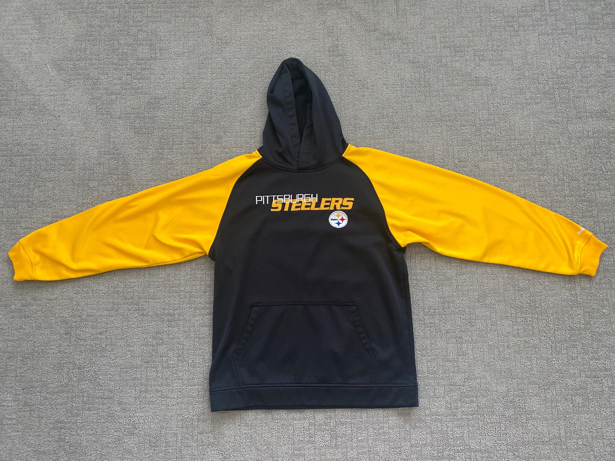 Pittsburgh Steelers Hoodies Unisex New Sz Lg Pullover Rhinestone Hoodie