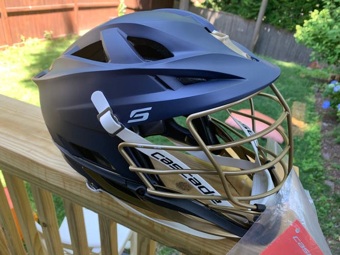 New Cascade S Navy Matte /Gold