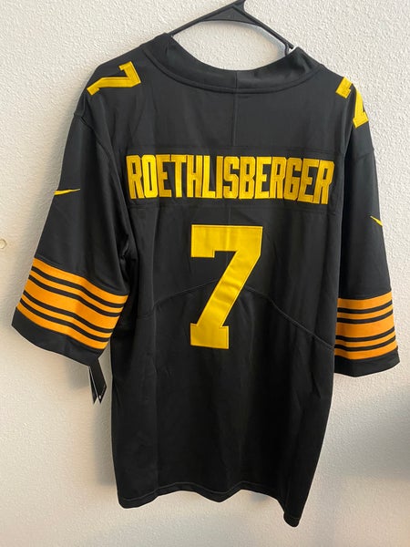 Authentic Ben Roethlisberger Nike Elite Steelers Color Rush Jersey