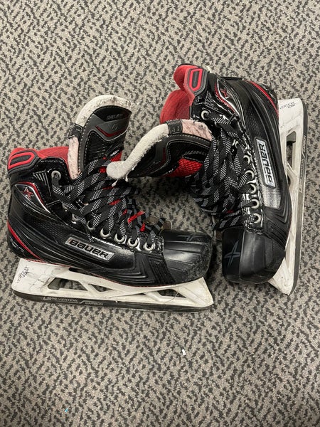 Used Bauer 1X size 8 D width goalie skate