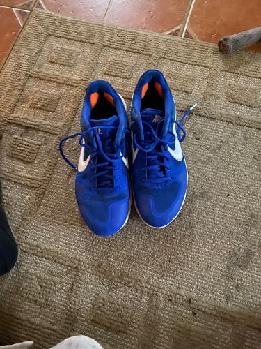 Blue Adult Turf Cleats Nike Force Zoom Trout 4 Turf