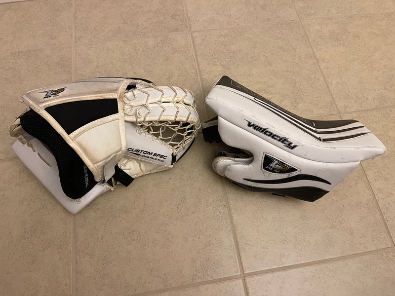 Vaughn V7 intermediate glove and blocker