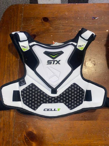 New Large STX Cell V Shoulder Pads