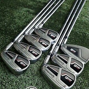 TaylorMade M6 Irons Set 5-PW,AW Stiff Flex Steel Shaft Right Handed