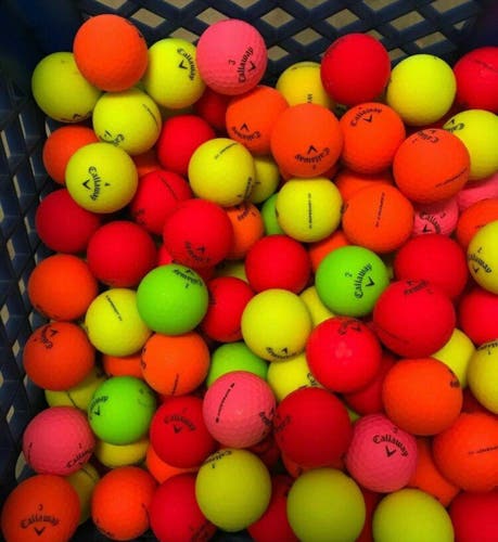 Callaway Colored 50 Pack Golf Balls AAAA Grade
