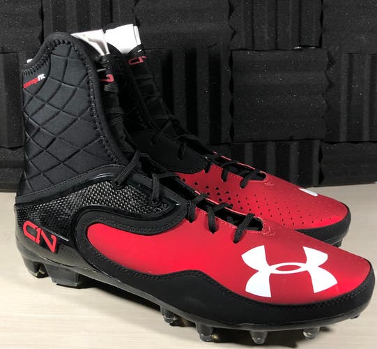 Under Armour Highlight MC CAM Football Cleats Red 1244406-700 Men's size 13 C1N