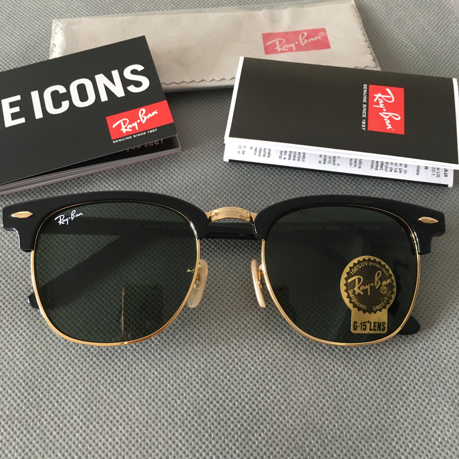 Ray-ban Sunglasses Unisex New Adult One Size Fits All