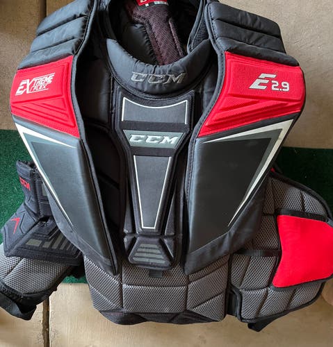 Used CCM Extreme Flex Shield E2.9 Goalie Chest Protector
