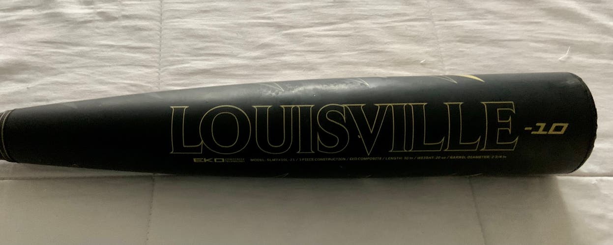2021 Louisville Slugger Meta 30/20 (-10) USSSA Baseball Bat