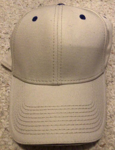 Vintage khaki / royal deadstock new the Game blank hat lid
