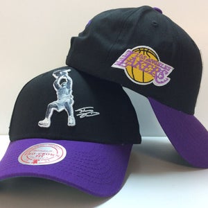 Shaquille O'Neal Los Angeles Lakers Mitchell & Ness NBA Snapback Hat Cap Shaq