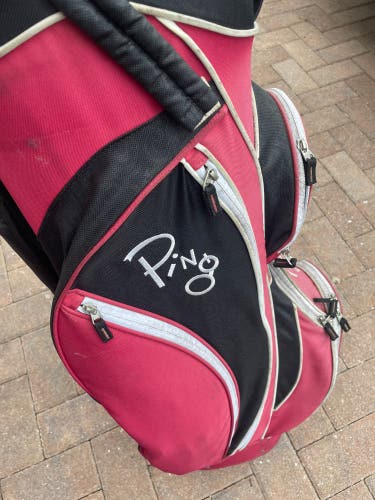 Woman’s Ping Faith golf cart bag 14 way With shoulder strap
