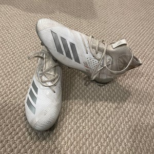 White Adidas Cleats