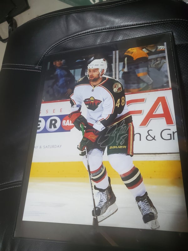 Guillaume Latendresse Minnesota Wild Autographed Photo in Frame