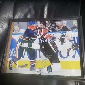 Ryan Potulny Edmonton Oilers Autographed Framed Photo