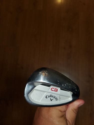 Used Callaway Right Handed Mack Daddy CB Wedge Wedge Flex 54 Degree Steel Shaft