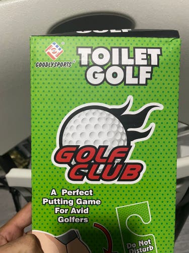 Toilet golf set new