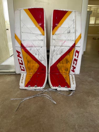 Dustin Wolf 33" CCM Pro Stock Eflex 5 Goalie Leg Pads