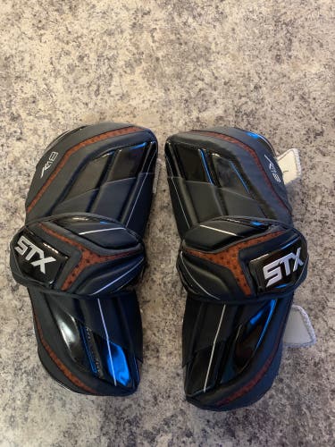 Brand New Black STX K18 arm guards XL